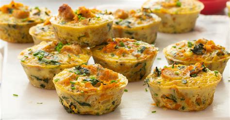 Recipes Whole Mini Frittatas With Sausage Sweet Potato And