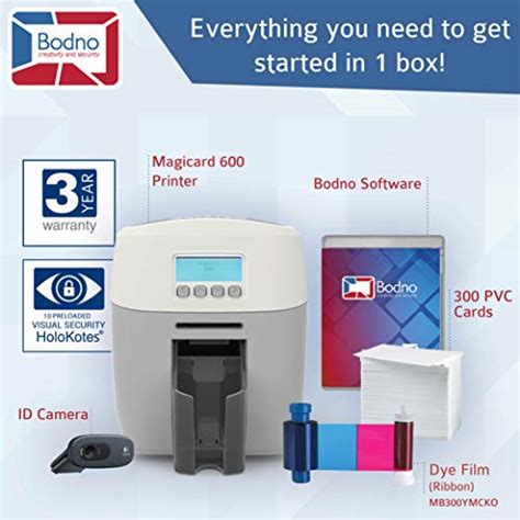 Magicard Single Sided Id Card Printer Complete Supplies Package