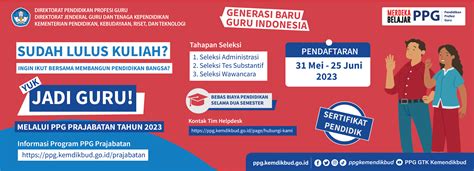 Pendaftaran Ppg Prajabatan Gelombang Tahun Ppg Unj