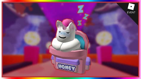 إيفنت كيف تحصل على حقيبة الظهر Sleepy Honey The Unicorn Backpack في Shimmerville Rp روبلوكس