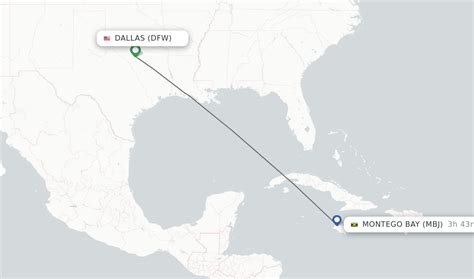 Direct Non Stop Flights From Dallas To Montego Bay Schedules