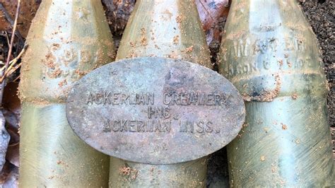 Bottle Digging Antique Soda Bottles A Hometown Relic YouTube