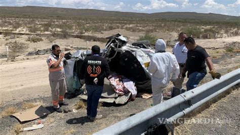 Accidente En Autopista Saltillo Torreón Deja Una Mujer Sin Vida Y Cinco