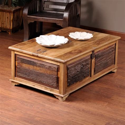 Loon Peak® Arminta Blanket Box Trunk Coffee Table And Reviews Wayfair