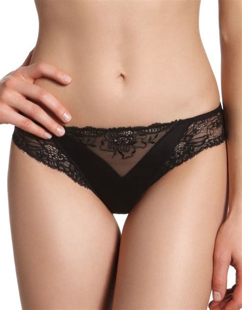 Slip Insomnie Simone Perele Noir W Pas Cher Sur Lingerie De Marques Fr