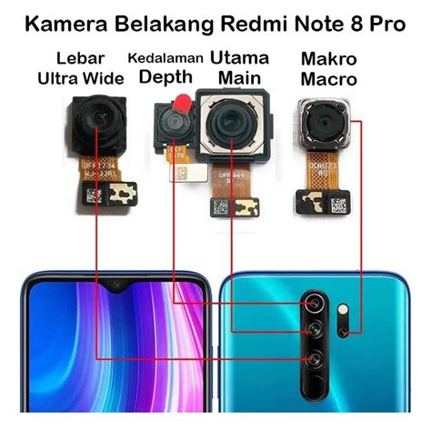 Jual Original Kamera Belakang Xiaomi Redmi Note Pro Tersedia