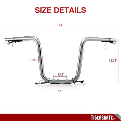 Tigersgate Pre Wired Rise Road King Special Handlebars Fat