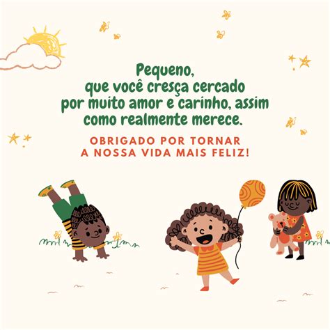 Frases De Carinho Para Crianças - 60 frases de Feliz Dia das Crianças 2025 para os pequeninos