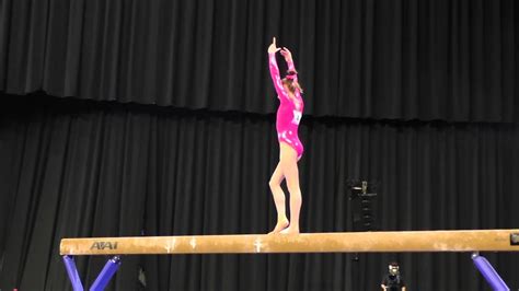 Emily Holmes Hackerd Balance Beam 2015 Nastia Liukin Cup Youtube