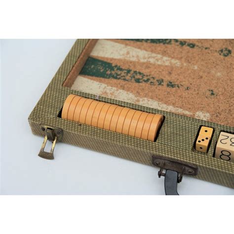 Vintage Backgammon Set | Chairish