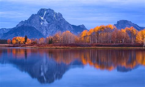 Szczyt Mount Moran W Parku Narodowym Grand Teton