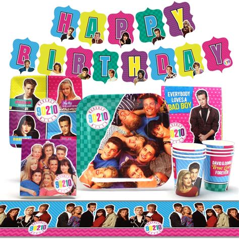 Beverly Hills 90210 Party Pack For 8 Guests Total 90s Party Etsy