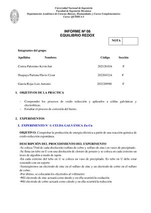 Informe de la Práctica de Laboratorio 07 INFORME DE LABORATORIO N 7