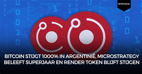 Bitcoin stijgt 1000 in Argentinië Microstrategy beleeft superjaar en