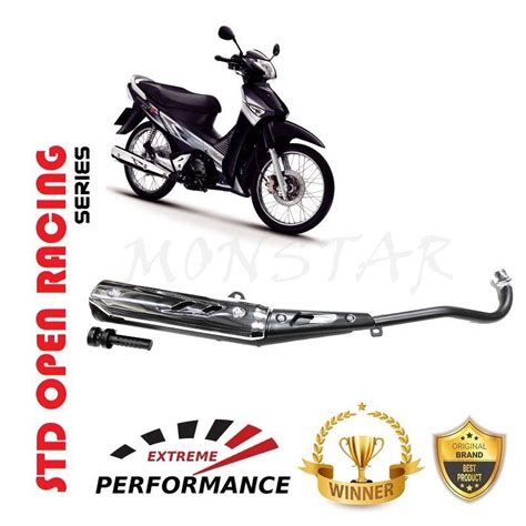 Ekzos Std Open Honda Wave Wave S Racing Exhaust S Standard