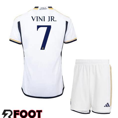 Ou Floquer Son Maillot Real Madrid Vini Jr 7 Enfant Domicile 2023 2024