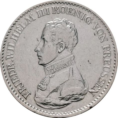 Preußen Taler 1816 22 König Friedrich Wilhelm III Kanonentaler in ss