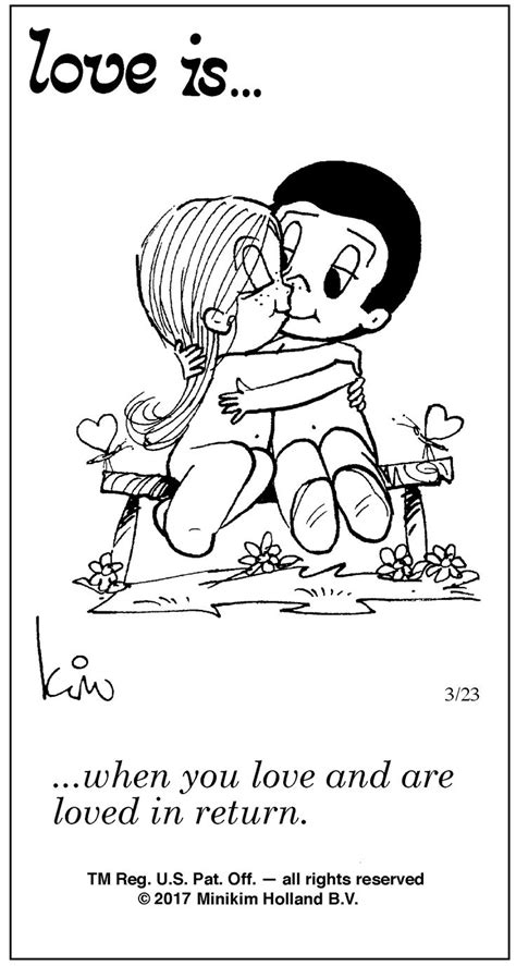 When You Love And Are Loved In Return Love Is Cartoon Cartoons Love Love Is Comic