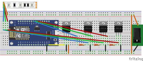 Rgb Led Strip With Esp Colour In Accuracy Leds And Multiplexing