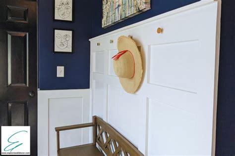 Our Dramatic Board And Batten Entryway Makeover With Coat Hooks