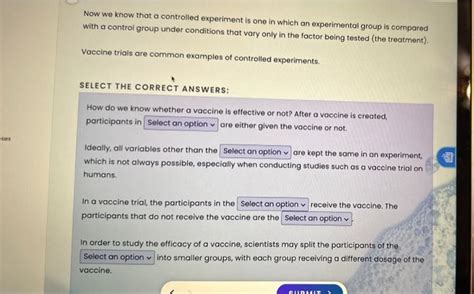 Solved How Do We Know Whether A Vaccine Is Effective Or Not Chegg