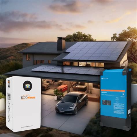 Kit Solar Fotovoltaic Monofazat 3kw Victron Energy Acumulator Lifepo4 5kwh Ecosolaris Ro