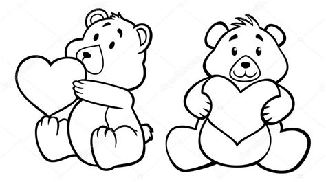 Hugging Bears Drawing