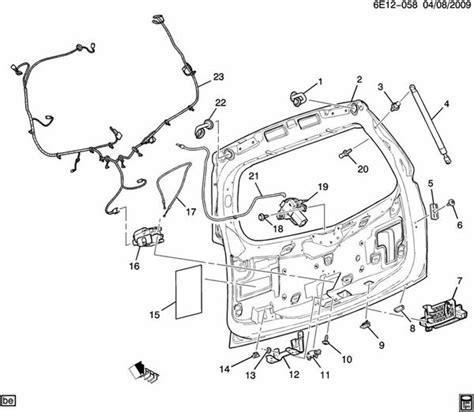 2011 Cadillac Srx Parts Diagram