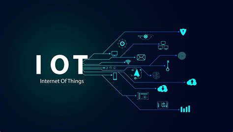 Abstract Internet of things Concept city 5G.IoT Internet of Things communication network ...