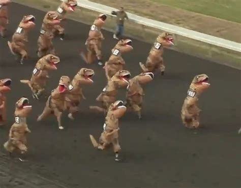 T-Rex race the most hilarious thing you'll see today - Canadian Running ...