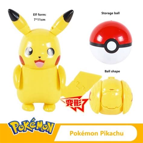 Pokeball Clip Składana figurka Pokemon Pikachu 12894190876