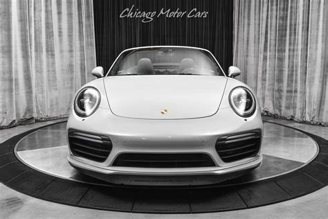 New 2017 Porsche 911 Turbo S Cabriolet Convertible Msrp 224k Pts Fashion Gray Loaded For