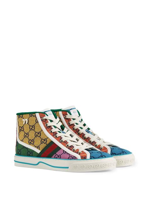 Gucci Tenis Altos Gucci Tennis 1977 GG Multicolor Farfetch