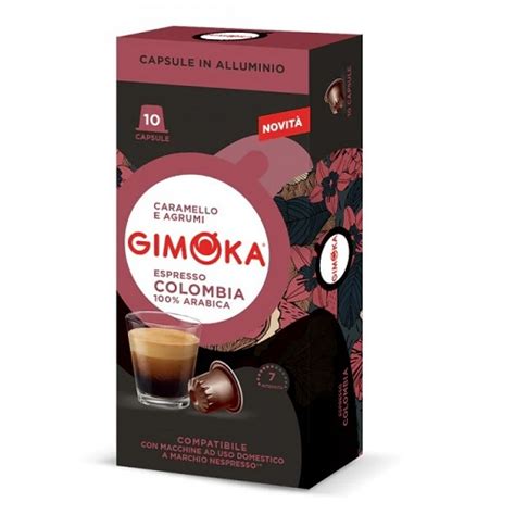 Gimoka Nespresso Colombia Arabica Kapsu Ek Nespresso Kawa