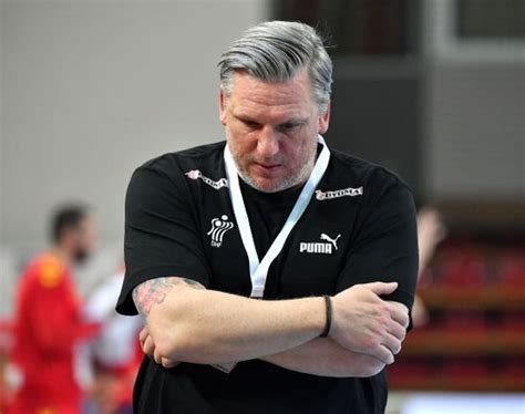 Denmarks Head Coach Nikolaj Jacobsen Reacts Editorial Stock Photo