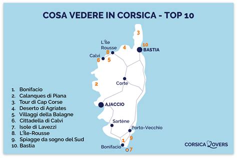 Best Places To Visit In Corsica France With Map Off