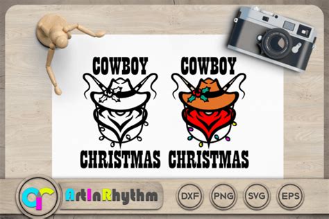 Cowboy Christmas Svg Howdy Christmas Graphic By Artinrhythm