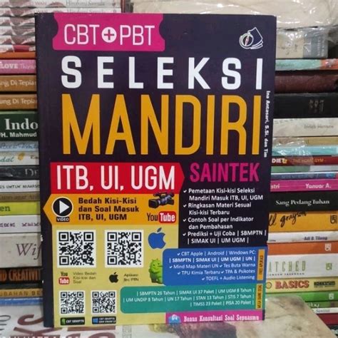 Jual BUKU ORIGINAL SELEKSI MANDIRI ITB UI UGM SAINTEK Ina Antasari S