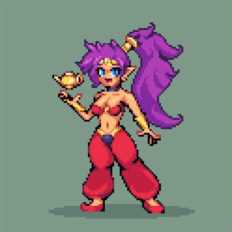 Mek On Twitter Rt Pixelgodoy Shantae Pixelart Pixel Pixels