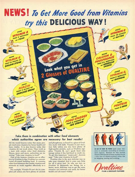 Ovaltine 1944 Ad Rvintageads