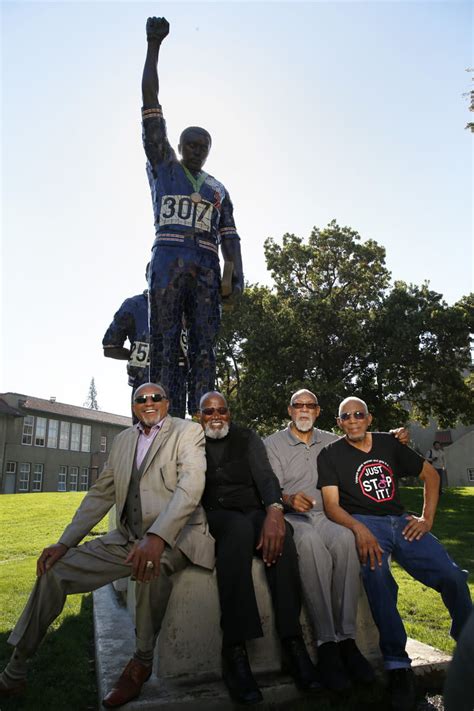 Naacp Inducts Harry Edwards Ken Noel Tommie Smith And John Carlos