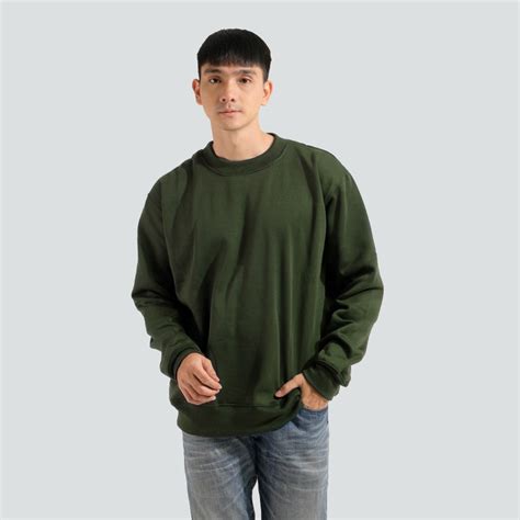 Jual Mcvois Sweater Crewneck Polos Army Shopee Indonesia