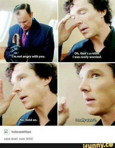 Sherlock Memes - Sass Level | Sherlock holmes bbc, Sherlock funny, Sherlock