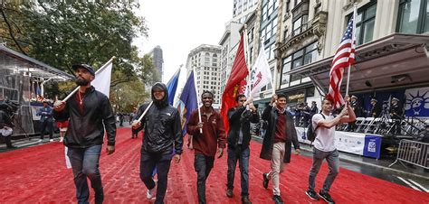 Fordham Marches in Veterans Day Parade