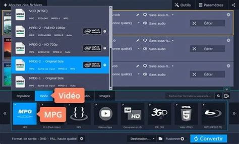 Comment Convertir MOV En MPEG Movavi Video Converter