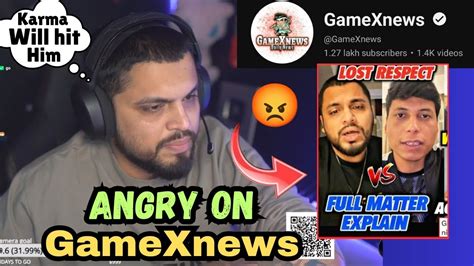 Sid Bhai Full Angry On Gamexnews Sad Sid Bhai Sid Soul S Ul