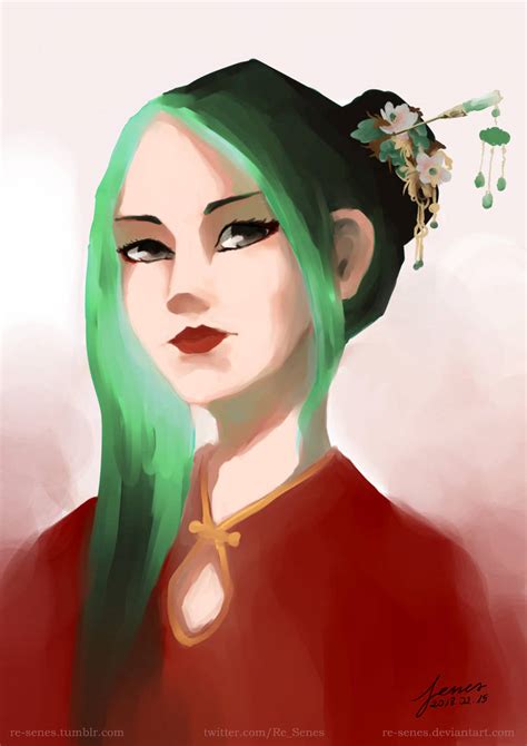 Chinese Girl By Re Senes On Deviantart