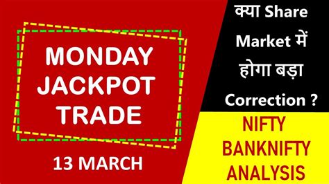 Monday Market Prediction Nifty Banknifty Finnifty 13 March