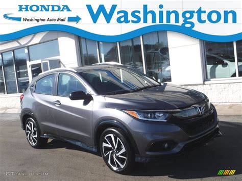 Modern Steel Metallic Honda Hr V Sport Awd Photo