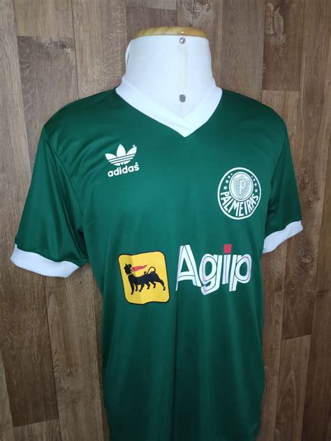 Camisa Retr Palmeiras Agip Verde Fut Retro